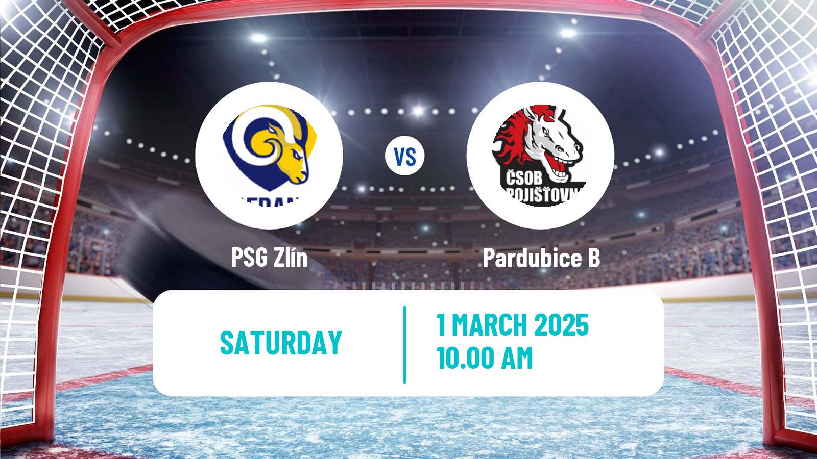 Hockey Czech Chance Liga PSG Zlín - Pardubice B