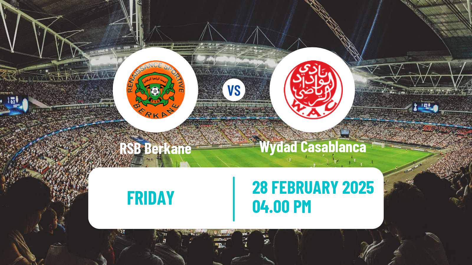 Soccer Moroccan Botola Berkane - Wydad Casablanca