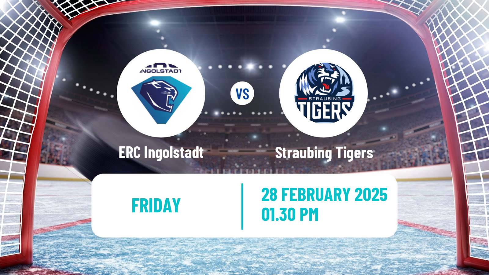 Hockey German Ice Hockey League ERC Ingolstadt - Straubing Tigers