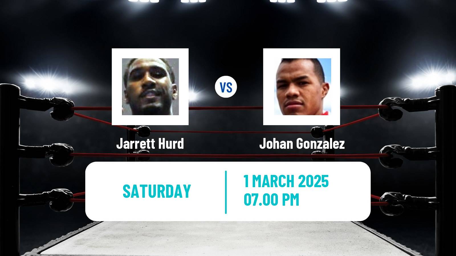 Boxing Middleweight Others Matches Men Jarrett Hurd - Johan Gonzalez