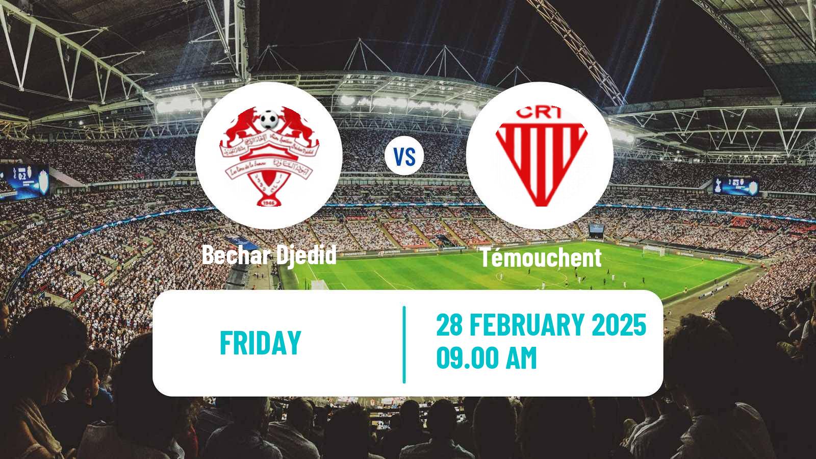 Soccer Algerian Ligue 2 Bechar Djedid - Témouchent