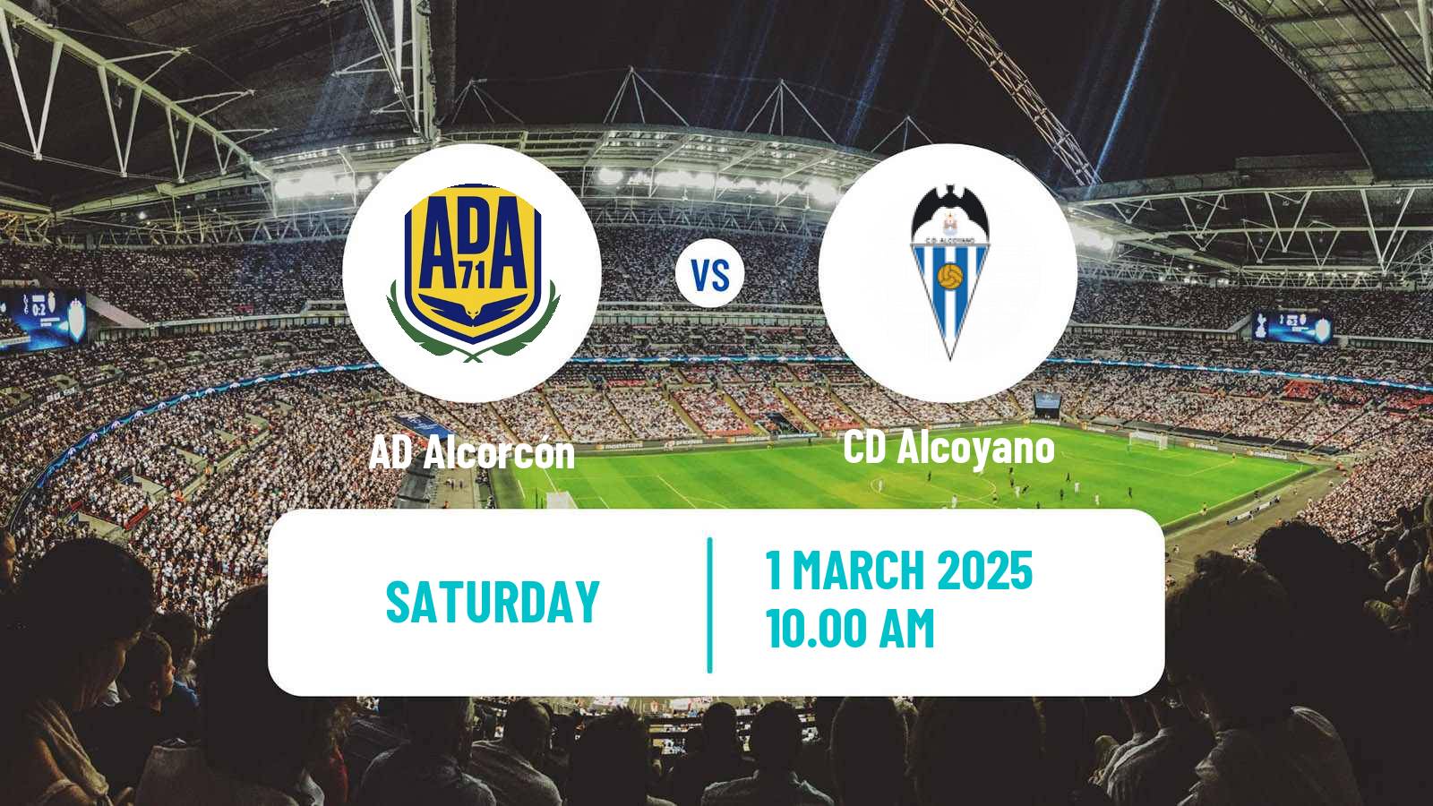 Soccer Spanish Primera RFEF Group 2 Alcorcón - Alcoyano