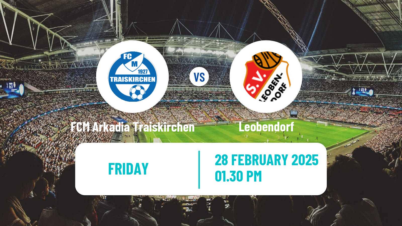 Soccer Austrian Regionalliga East FCM Arkadia Traiskirchen - Leobendorf