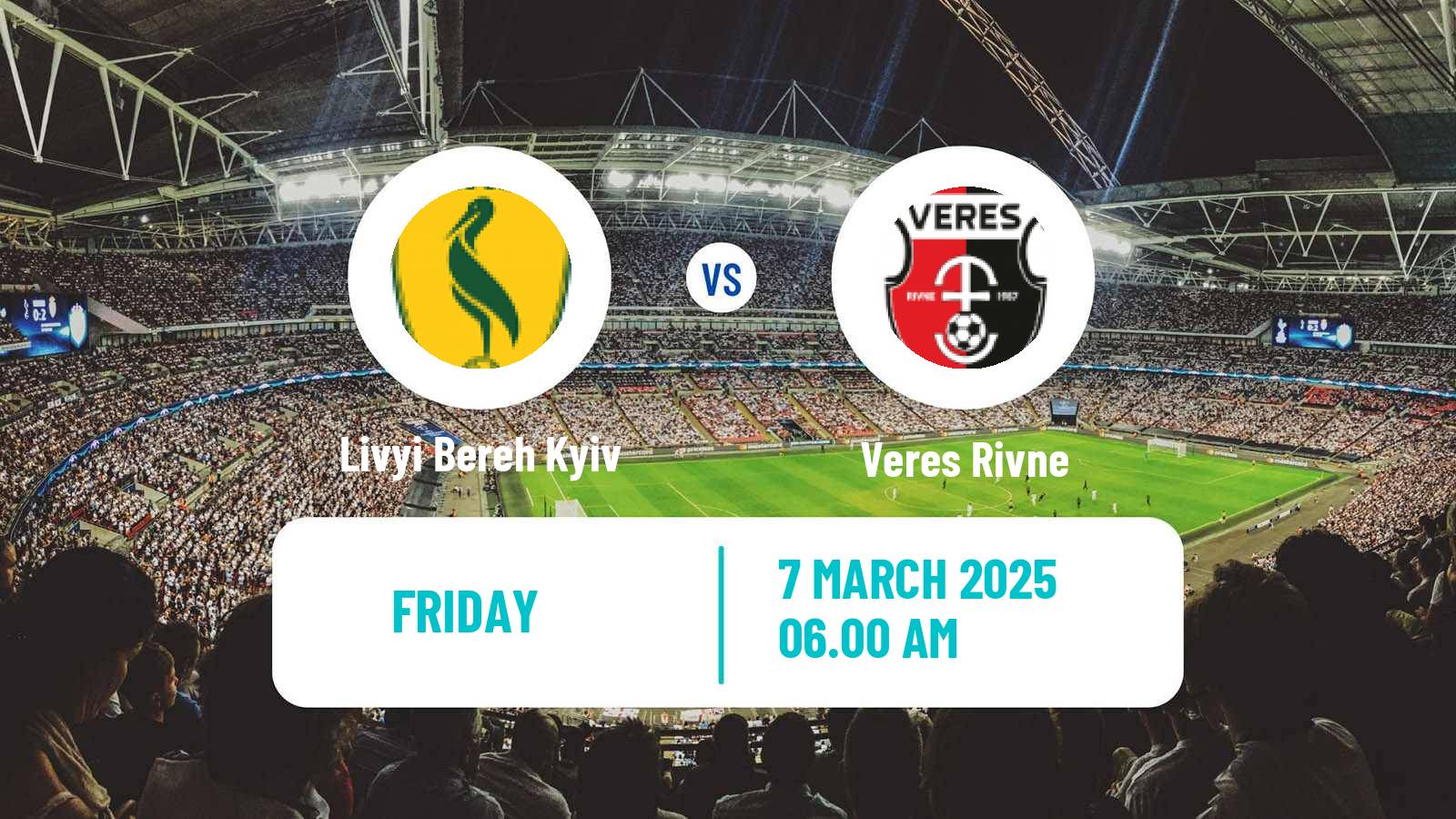 Soccer Ukrainian Premier League Livyi Bereh Kyiv - Veres Rivne