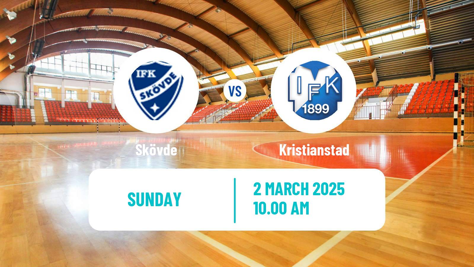 Handball Swedish Elitserien Handball Skövde - Kristianstad