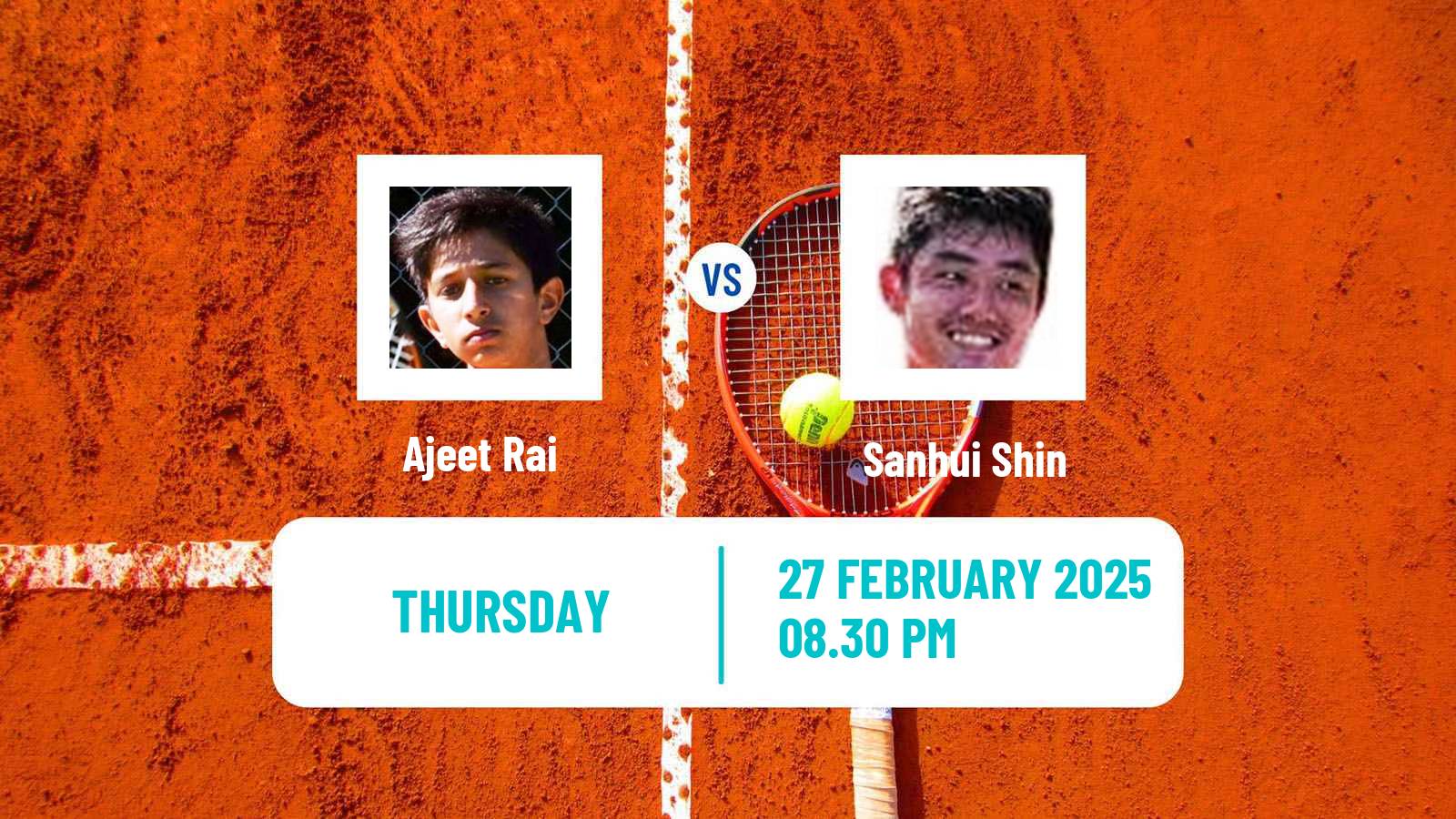 Tennis ITF M25 Launceston Men Ajeet Rai - Sanhui Shin