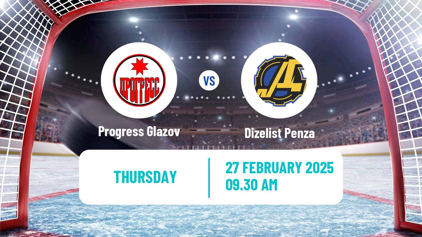 Hockey NMHL Progress Glazov - Dizelist Penza