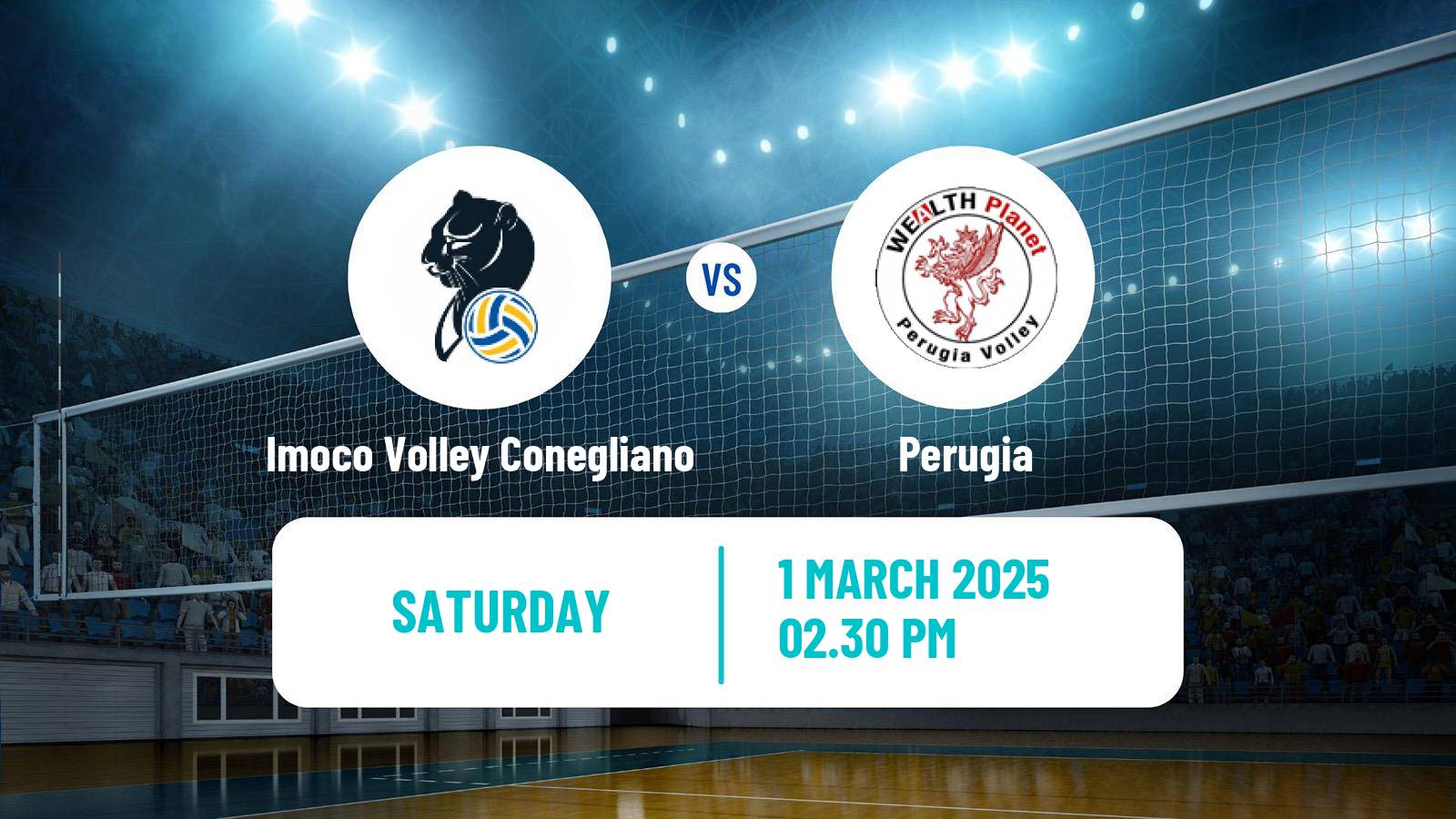 Volleyball Italian Serie A Volleyball Women Imoco Volley Conegliano - Perugia