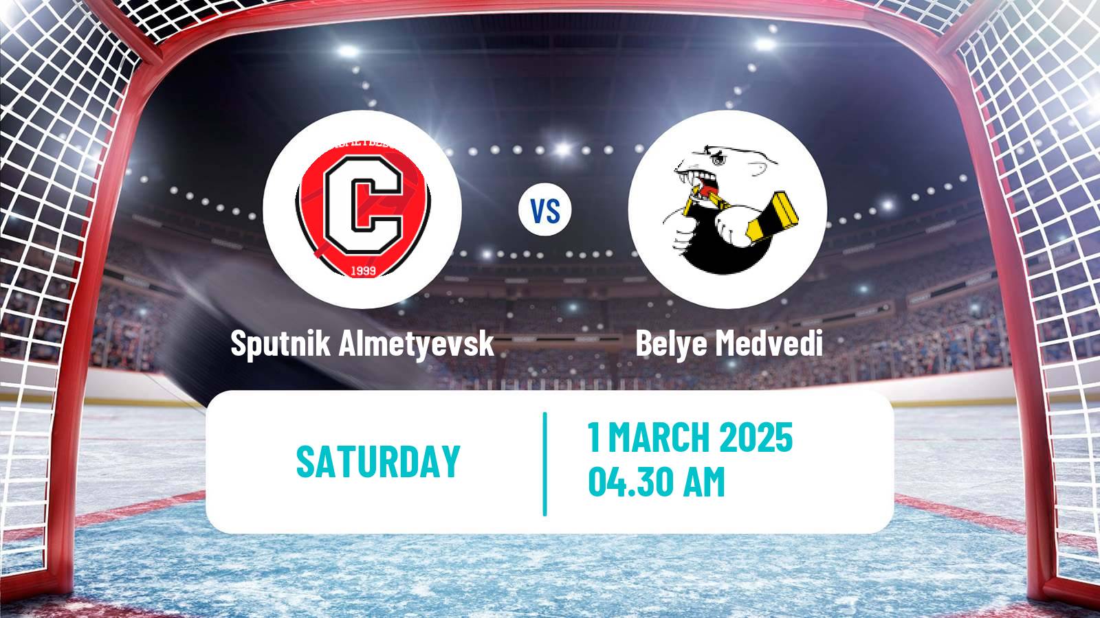 Hockey MHL Sputnik Almetyevsk - Belye Medvedi