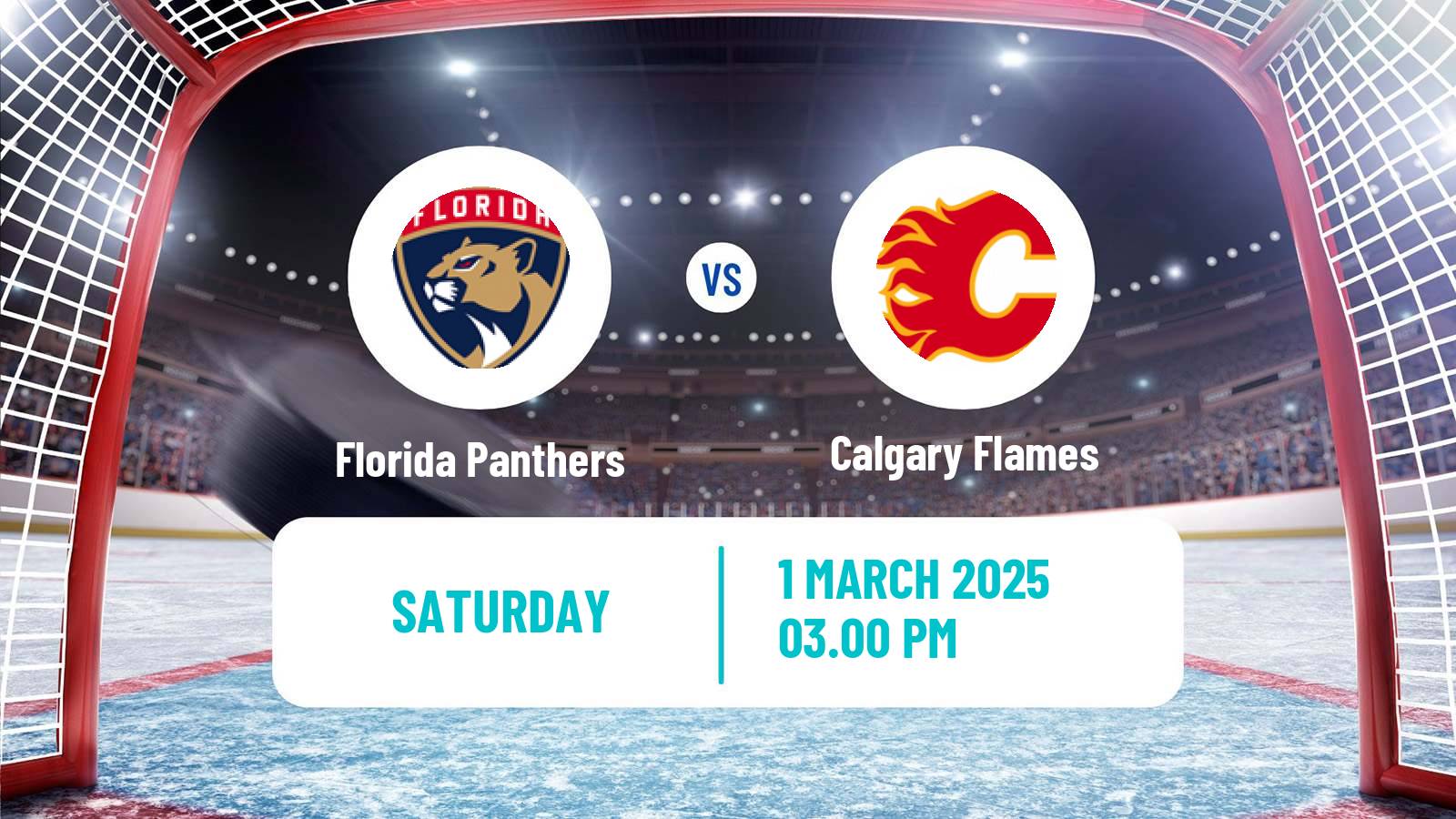 Hockey NHL Florida Panthers - Calgary Flames