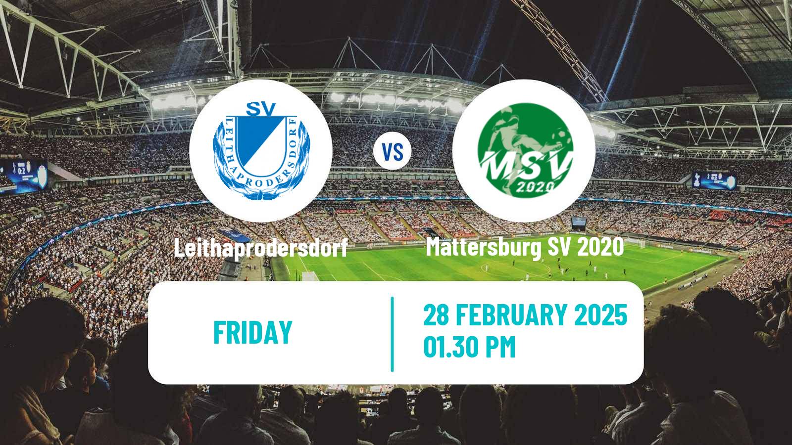 Soccer Austrian Landesliga Burgenland Leithaprodersdorf - Mattersburg SV 2020