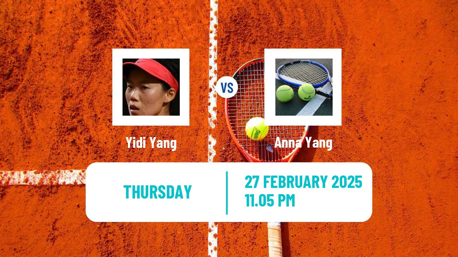 Tennis ITF W15 Maanshan Women Yidi Yang - Anna Yang
