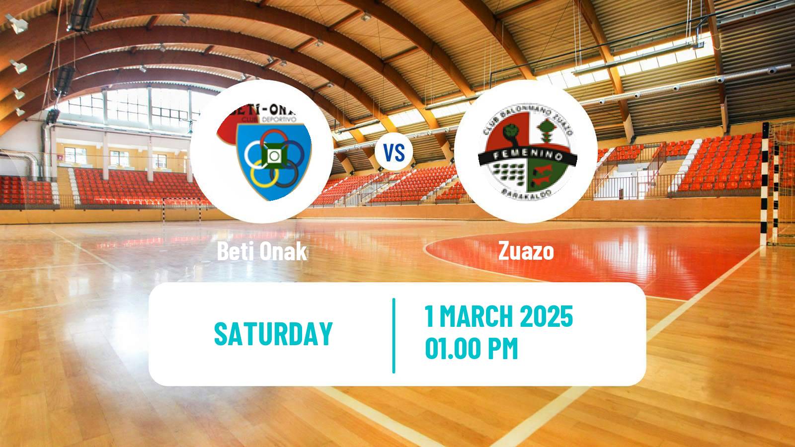 Handball Spanish División de Honor Handball Women Beti Onak - Zuazo