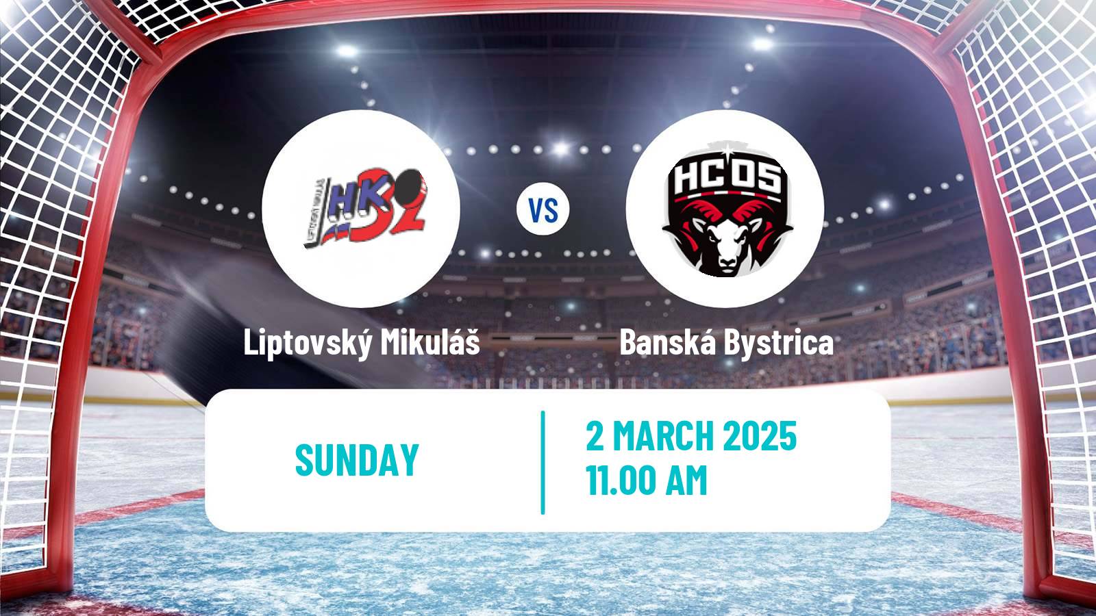 Hockey Slovak Extraliga Liptovský Mikuláš - Banská Bystrica