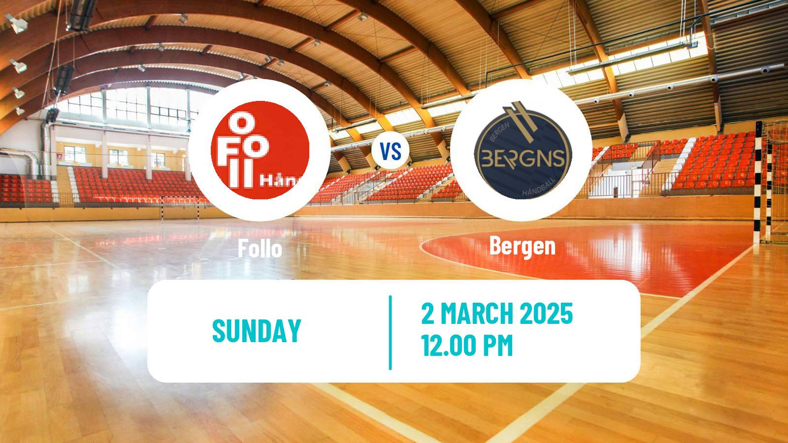 Handball Norwegian Eliteserien Handball Follo - Bergen