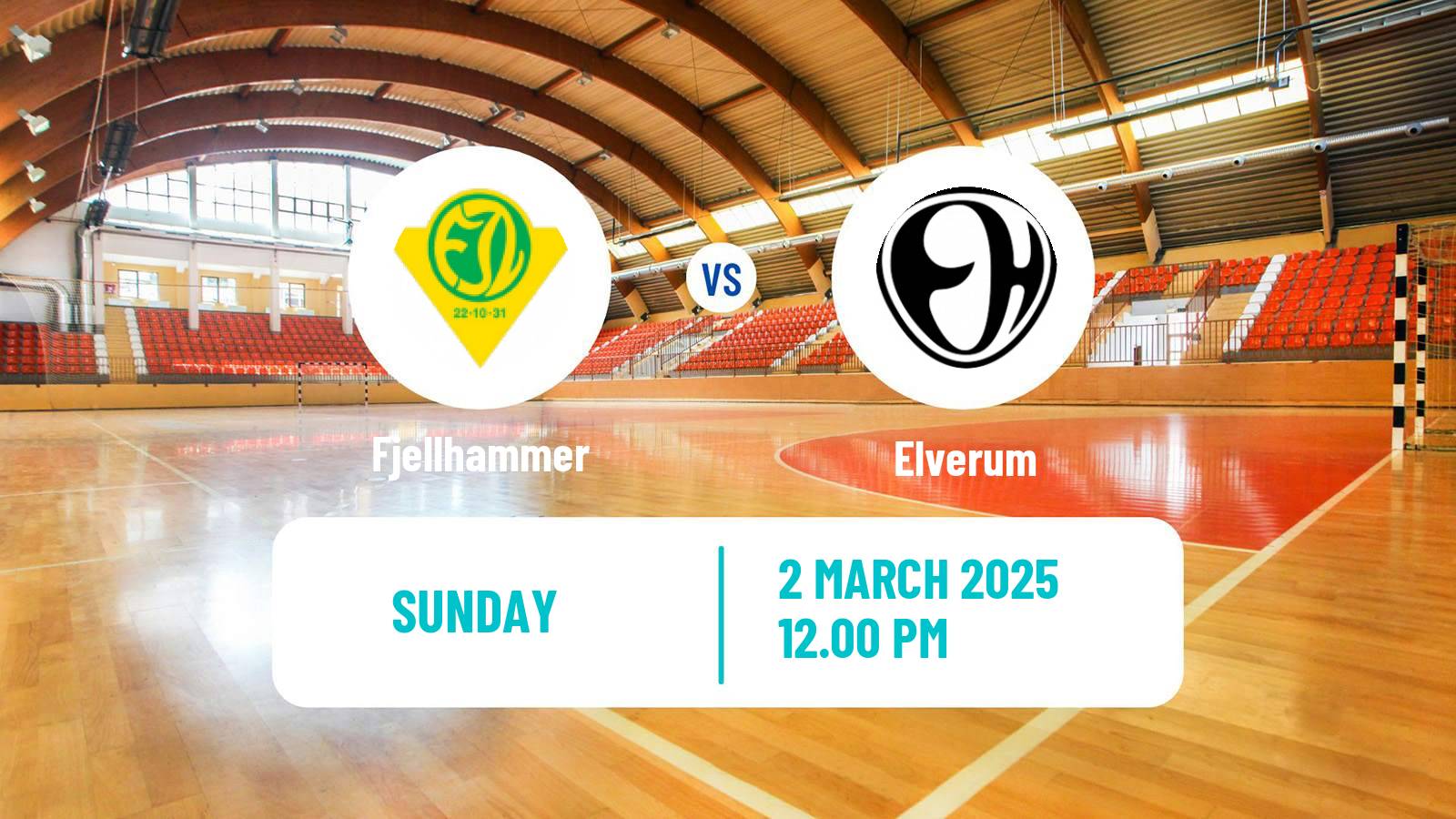 Handball Norwegian Eliteserien Handball Fjellhammer - Elverum