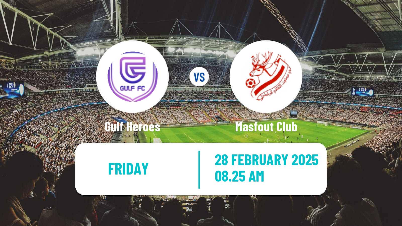 Soccer UAE Division 1 Gulf Heroes - Masfout