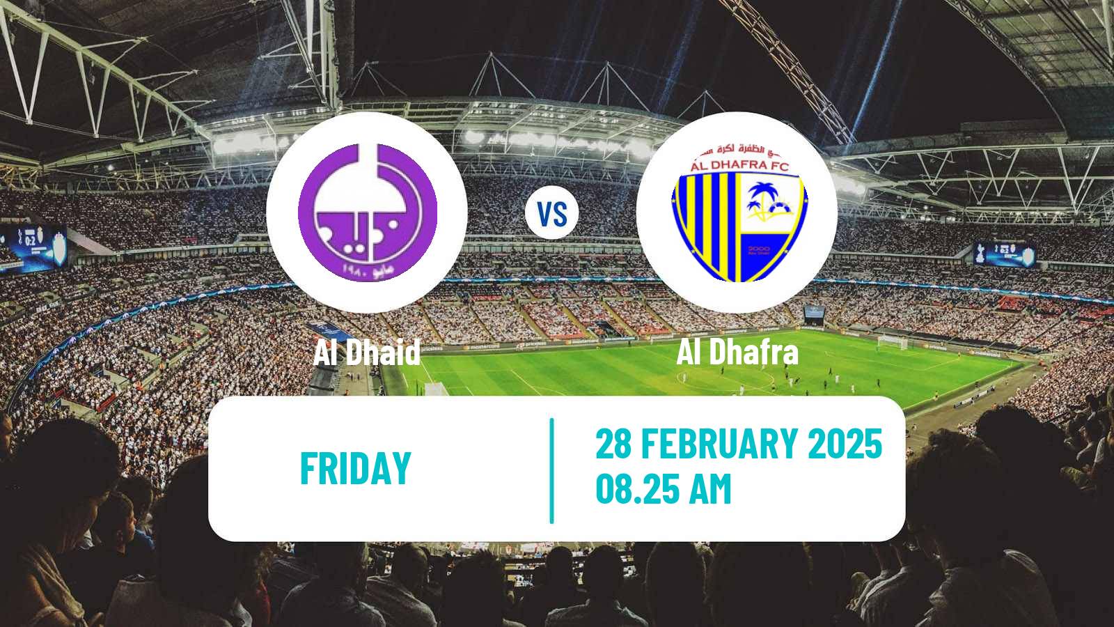Soccer UAE Division 1 Al Dhaid - Al Dhafra