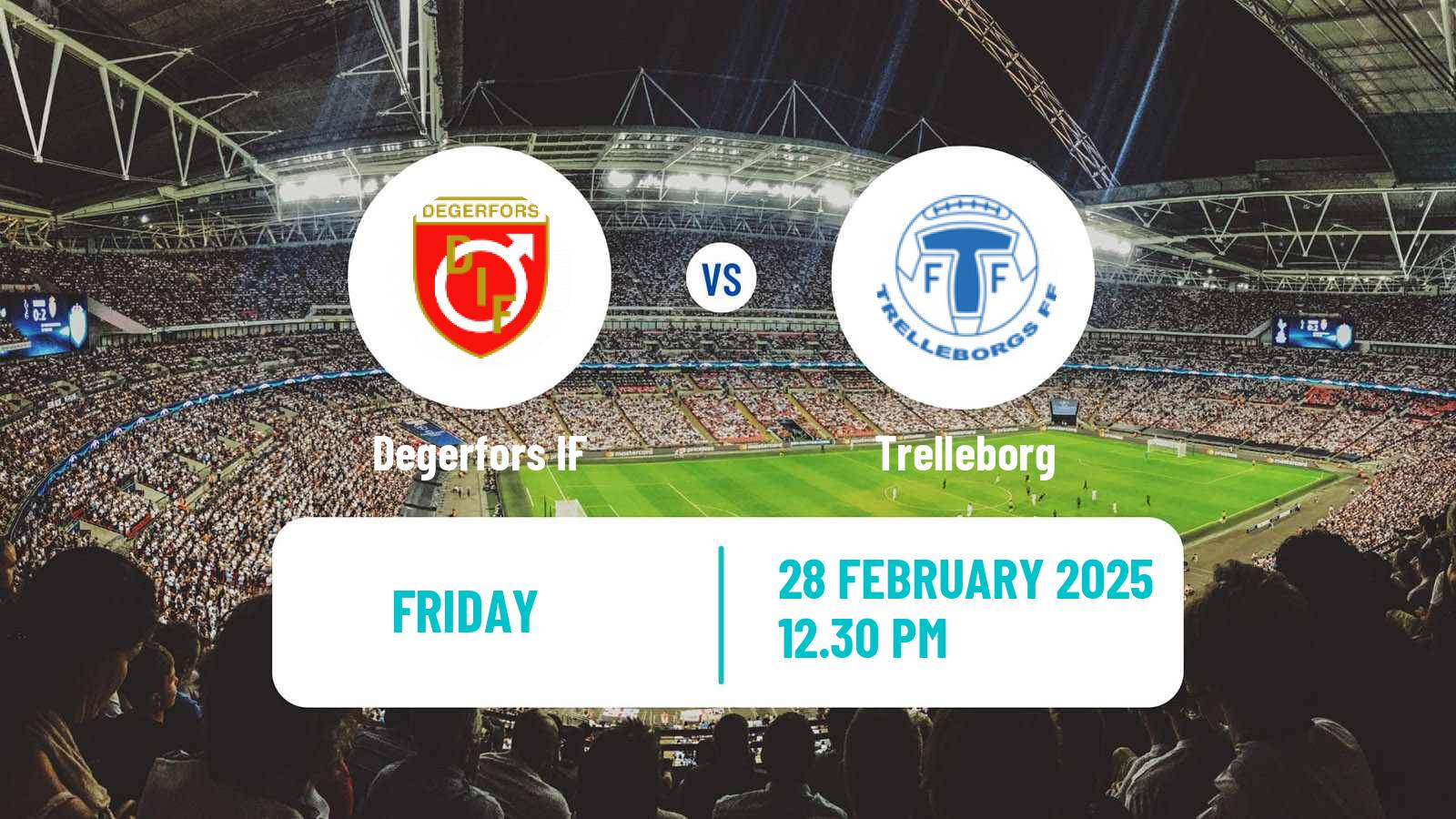 Soccer Svenska Cupen Degerfors - Trelleborg