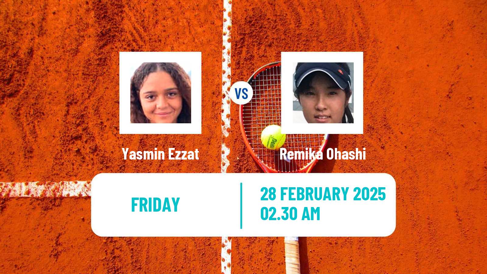 Tennis ITF W15 Sharm Elsheikh 5 Women Yasmin Ezzat - Remika Ohashi