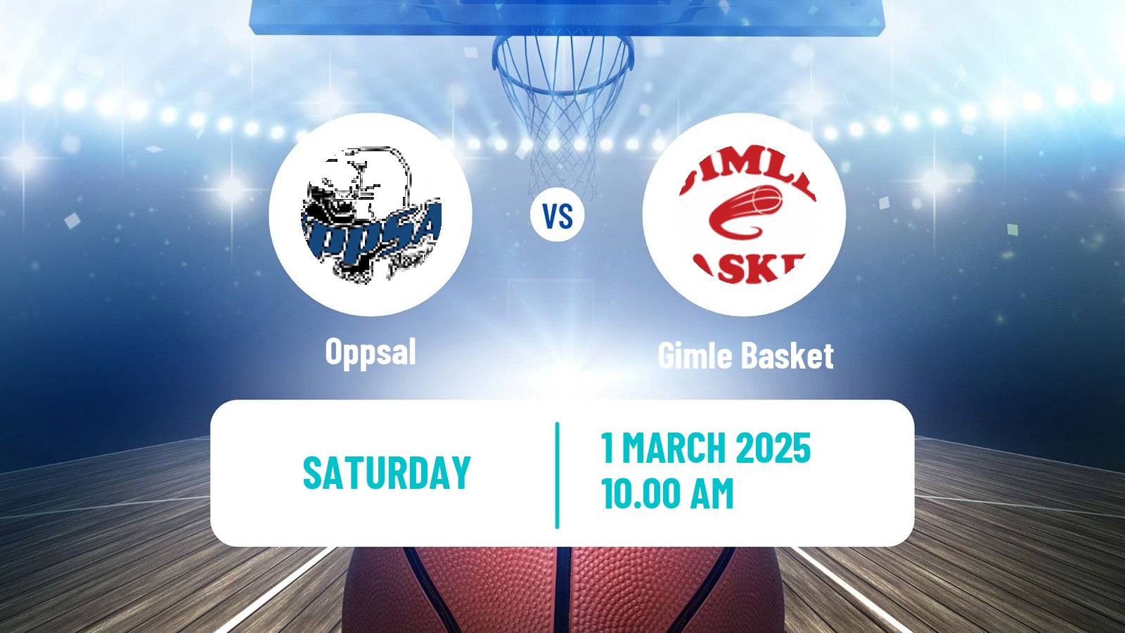 Basketball Norwegian BLNO Oppsal - Gimle