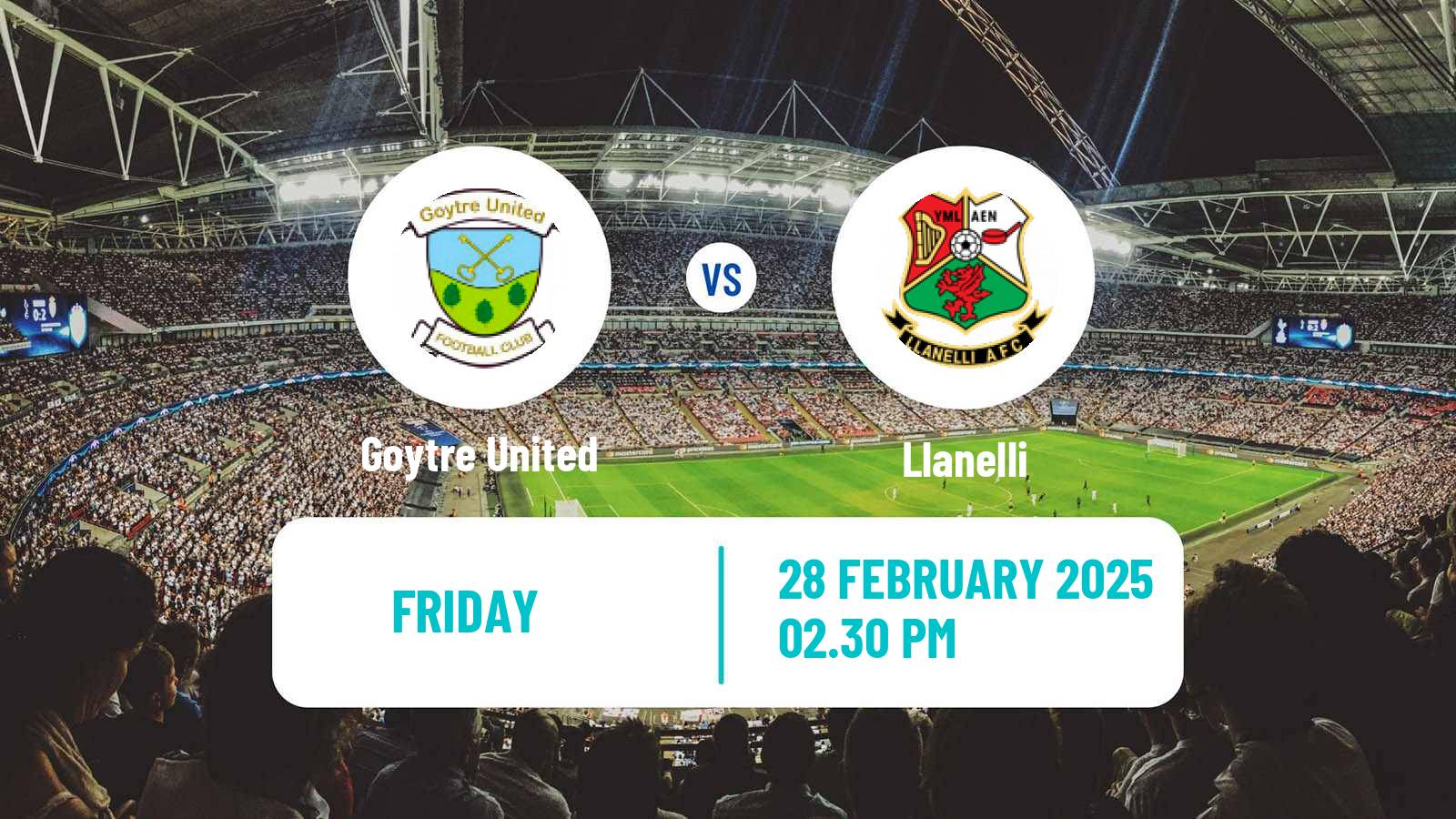 Soccer Welsh Cymru South Goytre United - Llanelli