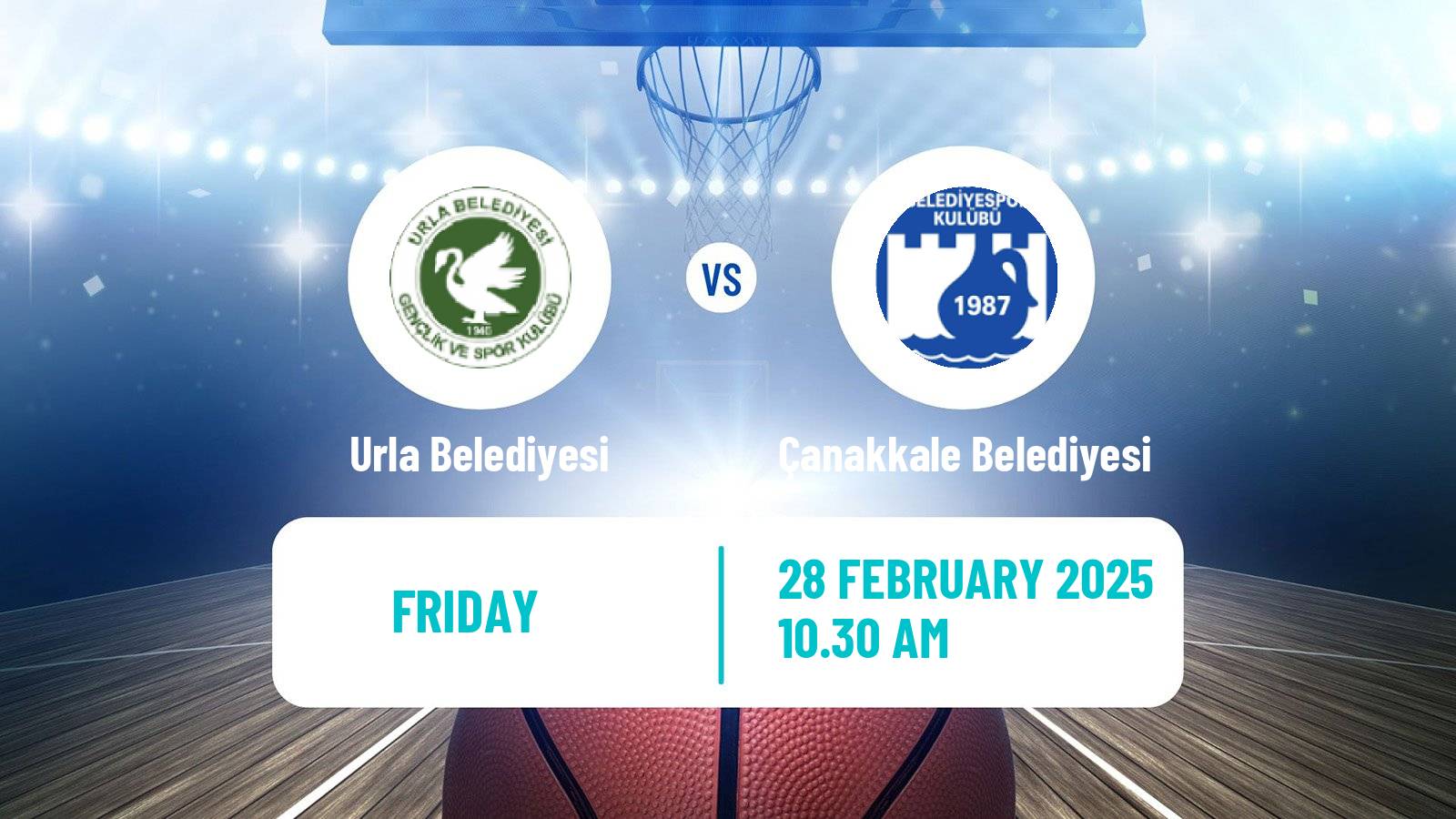 Basketball Turkish TKBL Women Urla Belediyesi - Çanakkale Belediyesi