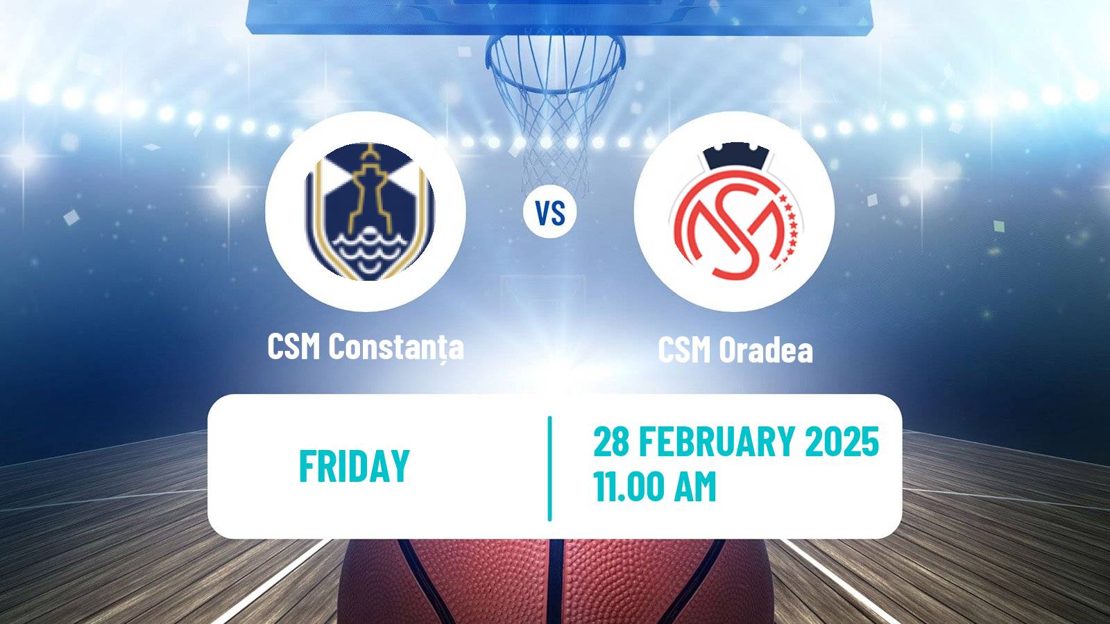 Basketball Romanian Divizia A Basketball CSM Constanța - CSM Oradea