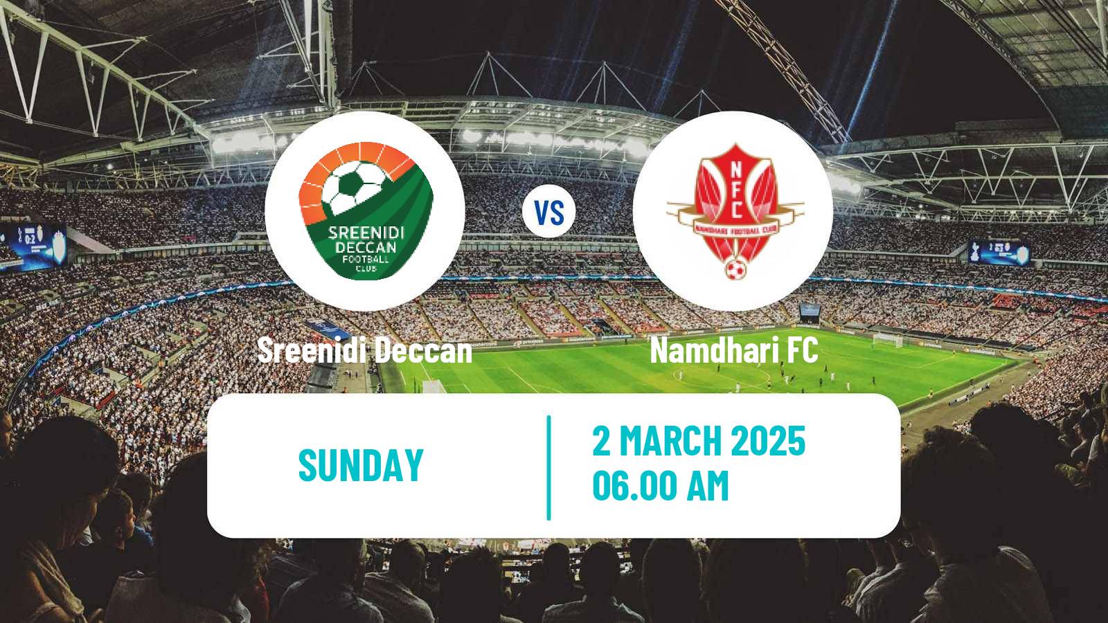 Football Indian I-League Sreenidi Deccan - Namdhari