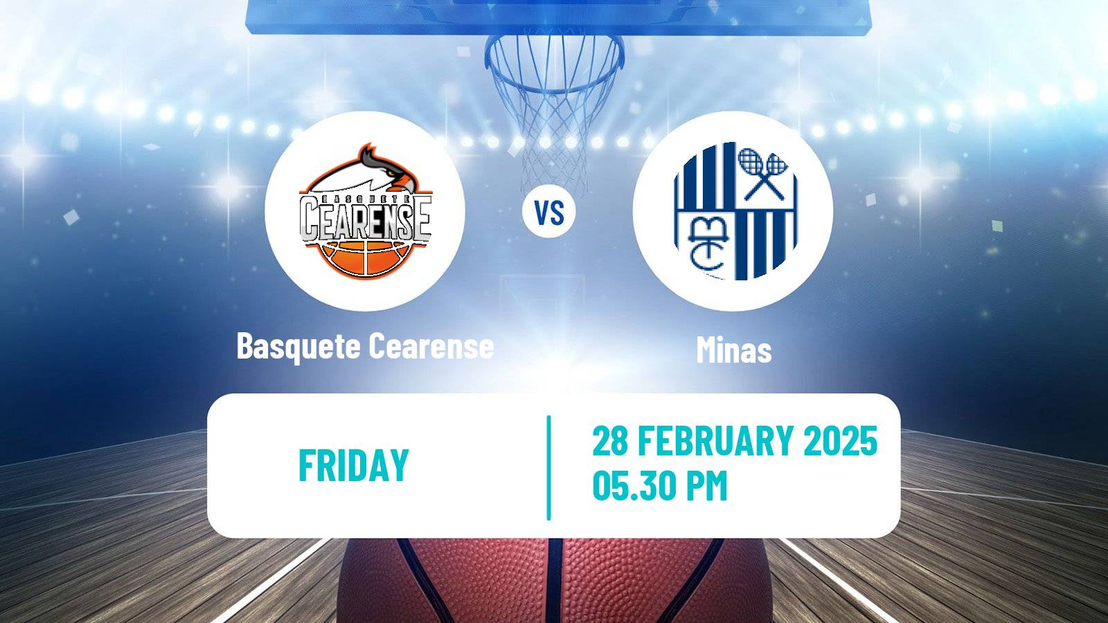 Basketball Brazilian NBB Basquete Cearense - Minas