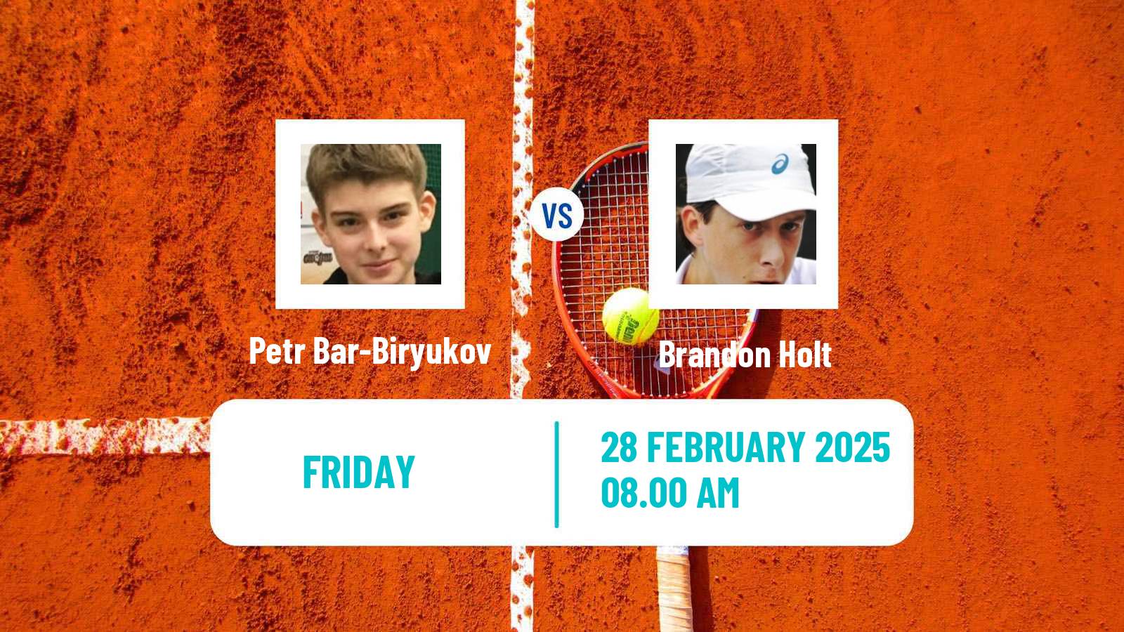 Tennis Bengaluru Challenger Men Petr Bar-Biryukov - Brandon Holt