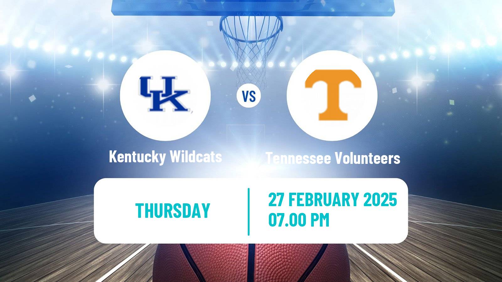 Basketball NCAA College Basketball Women Kentucky Wildcats - Tennessee Volunteers