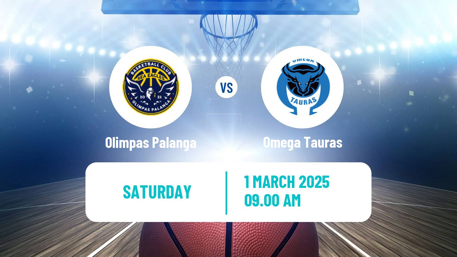 Basketball Lietuvos NKL Olimpas Palanga - Omega Tauras