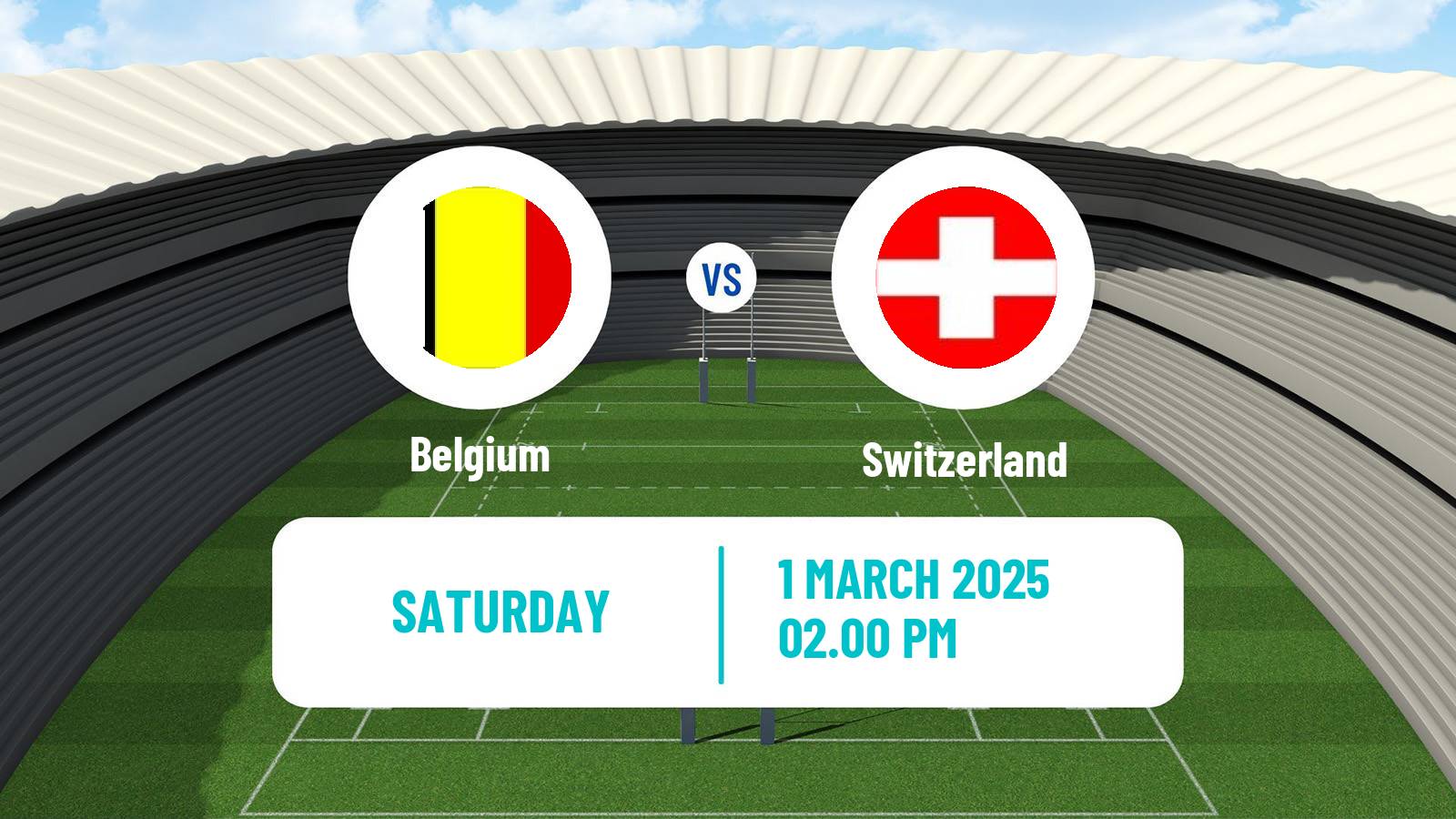 Rugby union Rugby Europe Championship Belgium - Switzerland