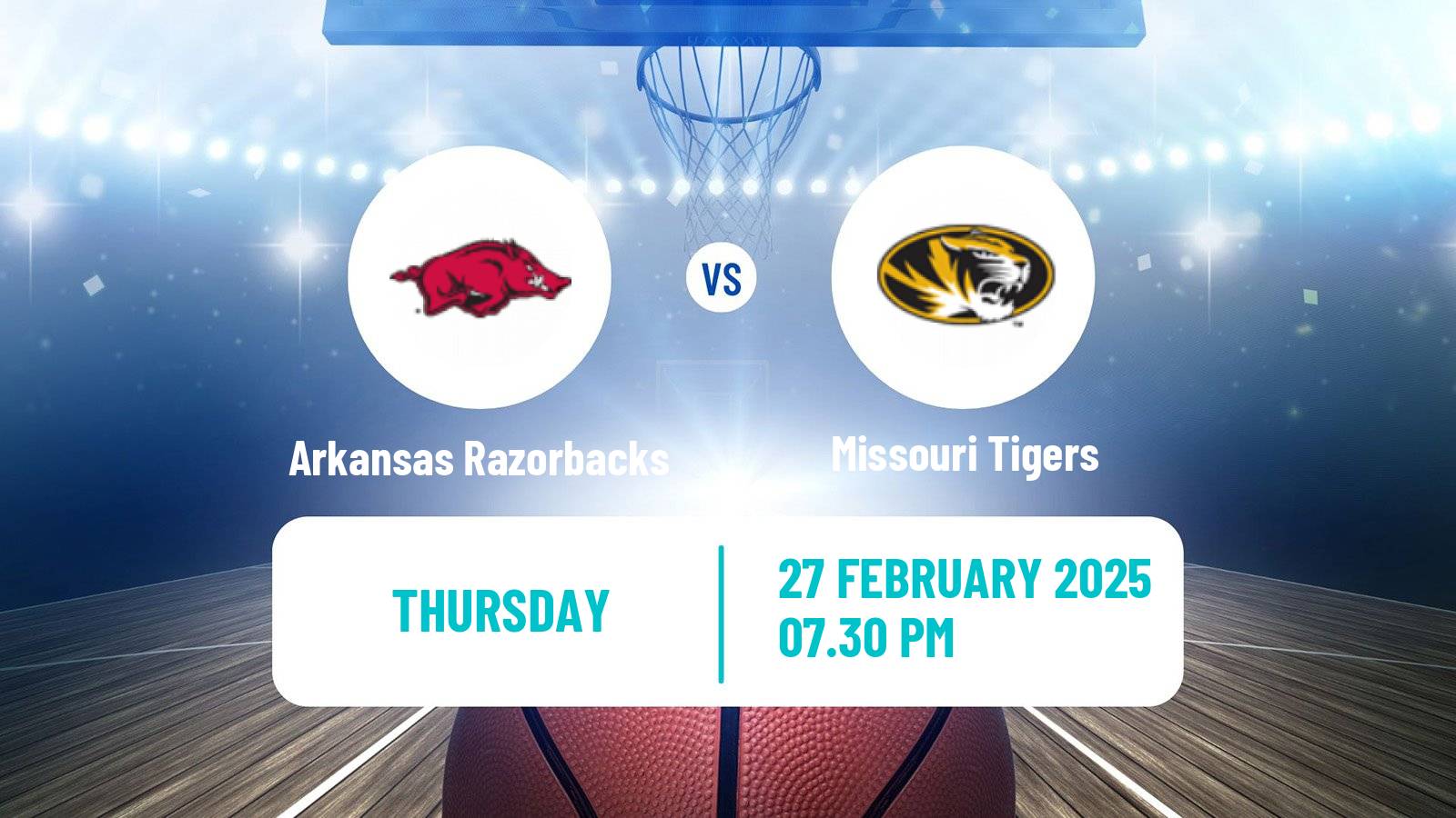 Basketball NCAA College Basketball Women Arkansas Razorbacks - Missouri Tigers