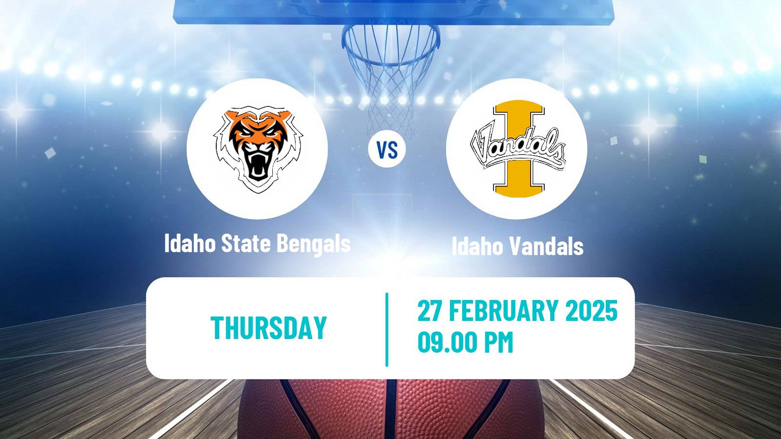 Basketball NCAA College Basketball Women Idaho State Bengals - Idaho Vandals