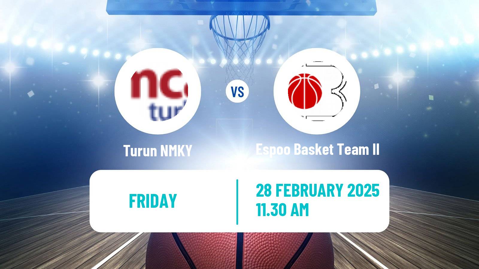 Basketball Finnish I Divisioona Basketball Women Turun NMKY - Espoo Basket Team II