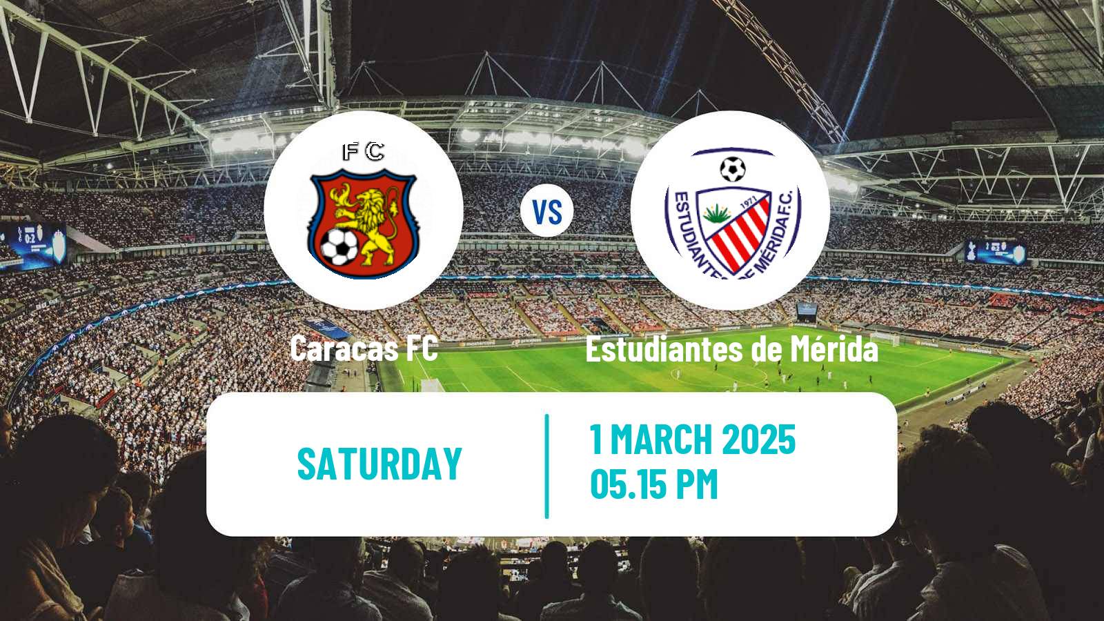 Soccer Venezuelan Primera Division Caracas - Estudiantes de Mérida