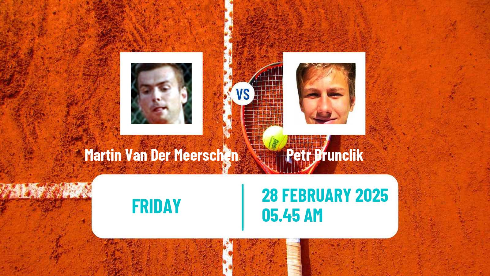 Tennis ITF M15 Monastir 8 Men Martin Van Der Meerschen - Petr Brunclik