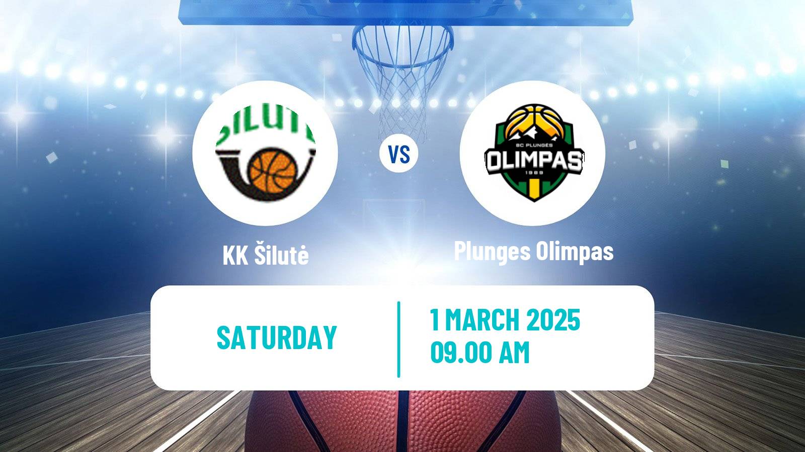 Basketball Lietuvos NKL Šilutė - Plunges Olimpas
