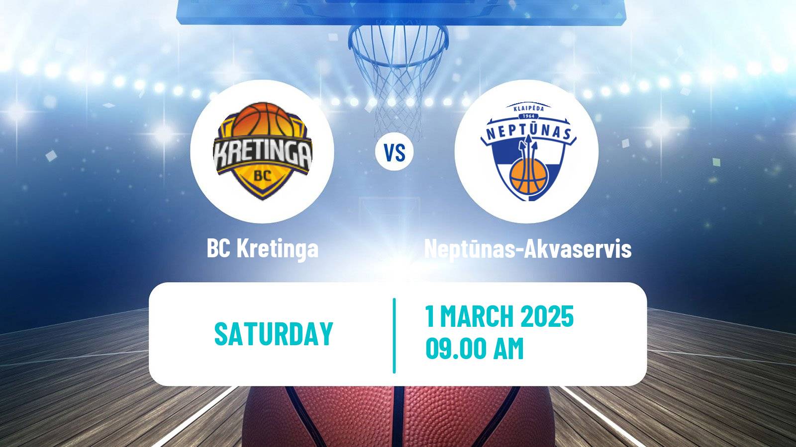 Basketball Lietuvos NKL Kretinga - Neptūnas-Akvaservis