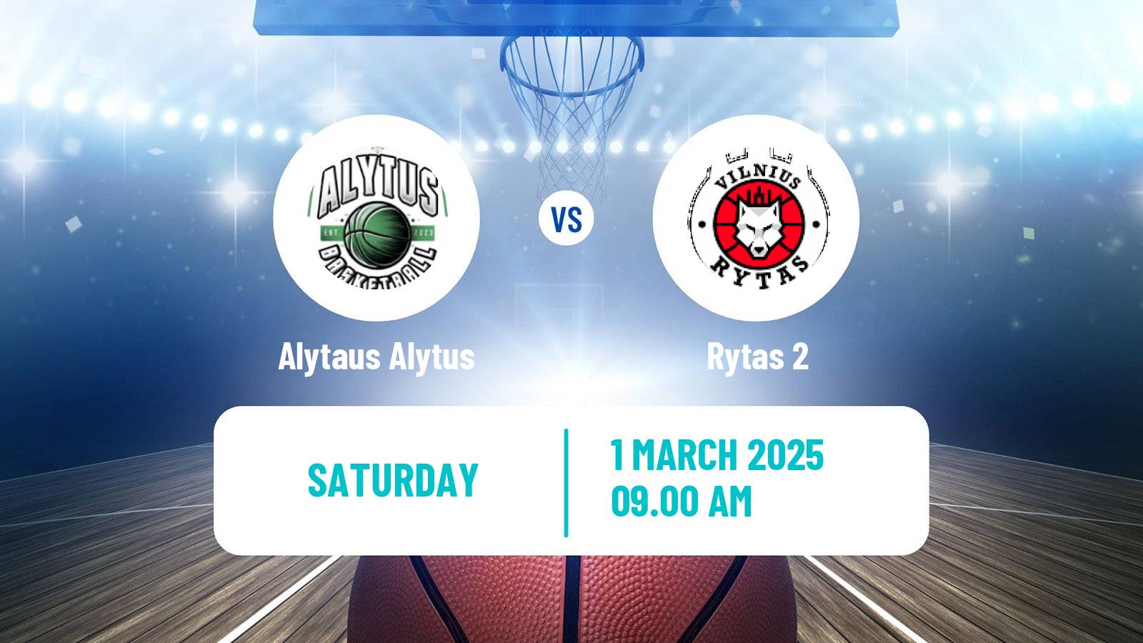 Basketball Lietuvos NKL Alytaus Alytus - Rytas 2
