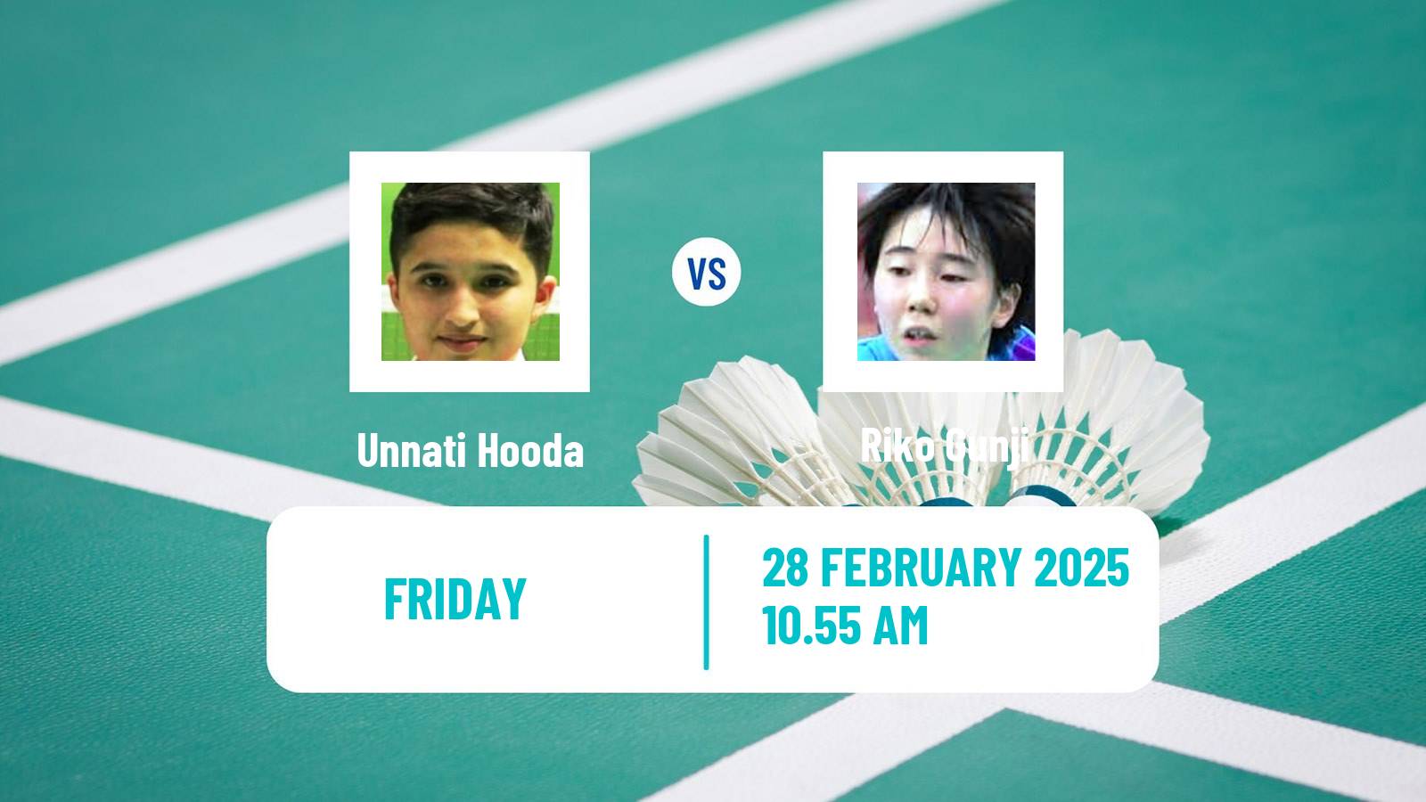 Badminton BWF World Tour German Open Women Unnati Hooda - Riko Gunji
