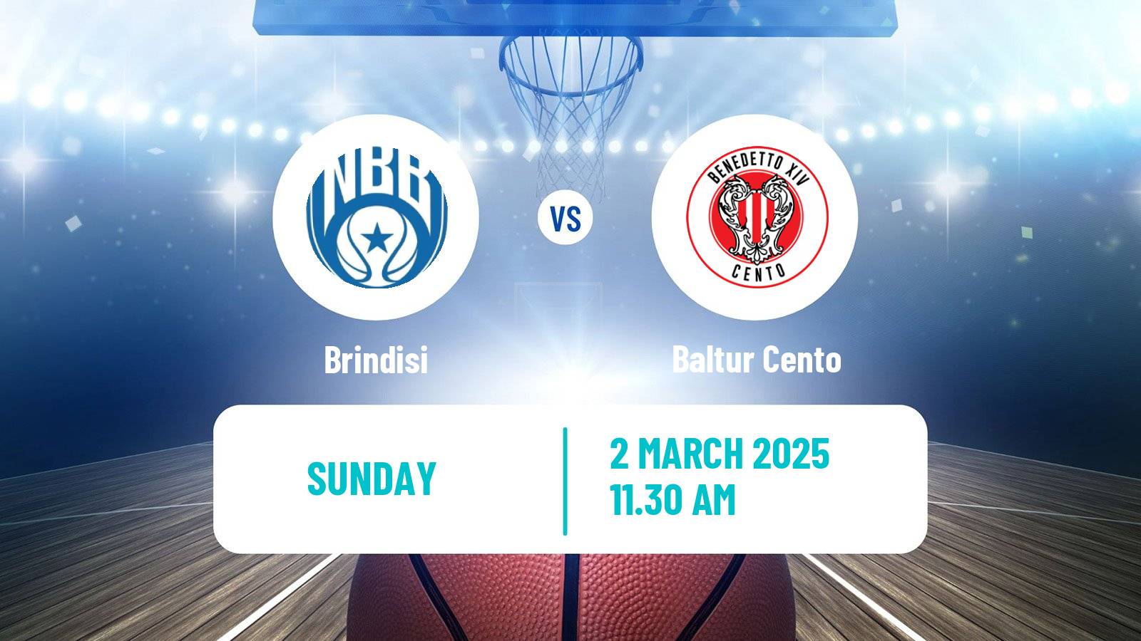 Basketball Italian Serie A2 Basketball Brindisi - Baltur Cento