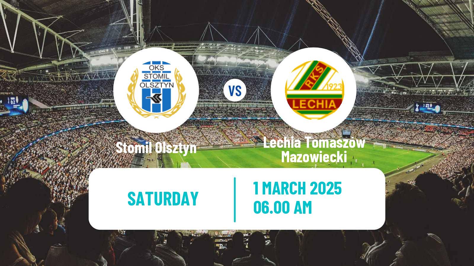 Football Polish Division 3 - Group I Stomil Olsztyn - Lechia Tomaszów Mazowiecki