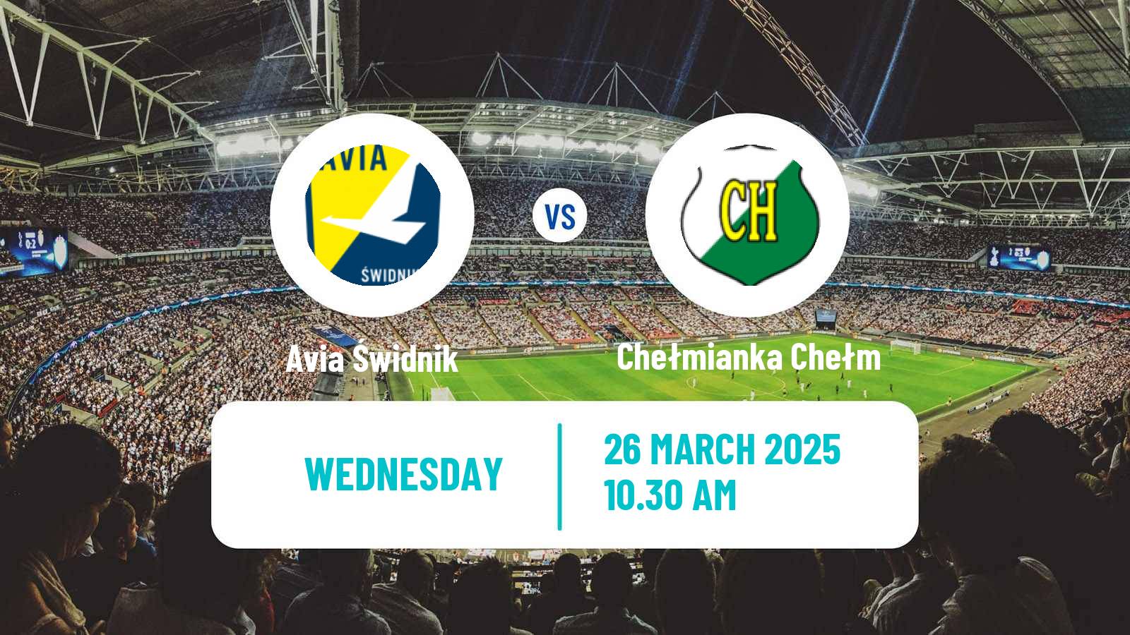 Soccer Polish Division 3 - Group IV Avia Świdnik - Chełmianka Chełm