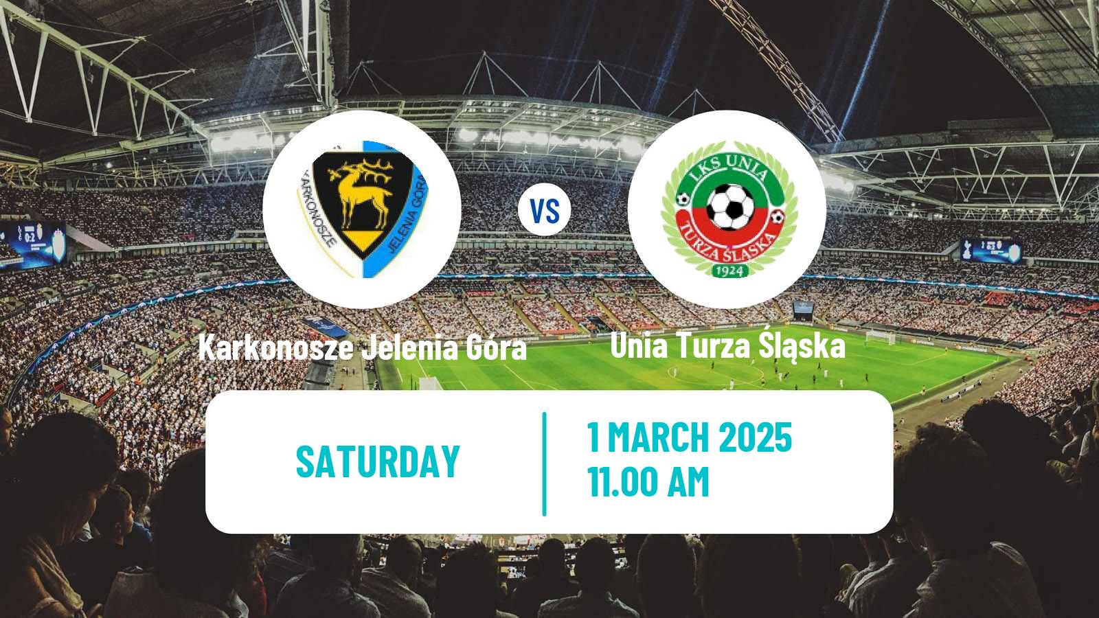 Soccer Polish Division 3 - Group III Karkonosze Jelenia Góra - Unia Turza Śląska
