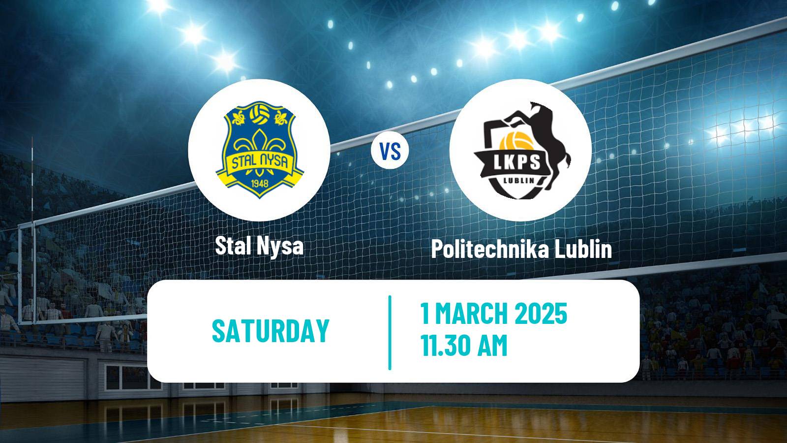 Volleyball Polish PlusLiga Stal Nysa - Politechnika Lublin