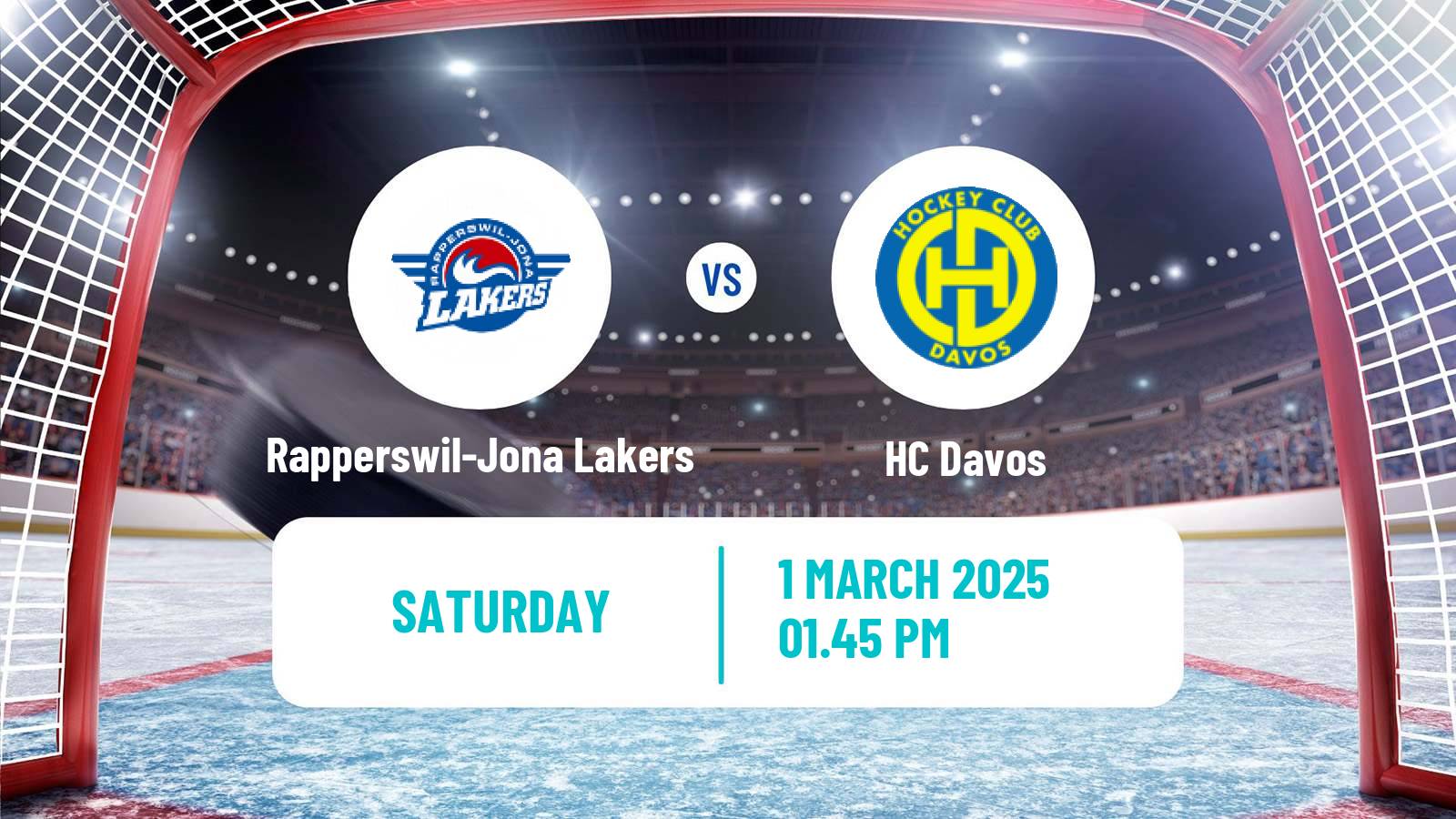 Hockey Swiss National League Hockey Rapperswil-Jona Lakers - Davos