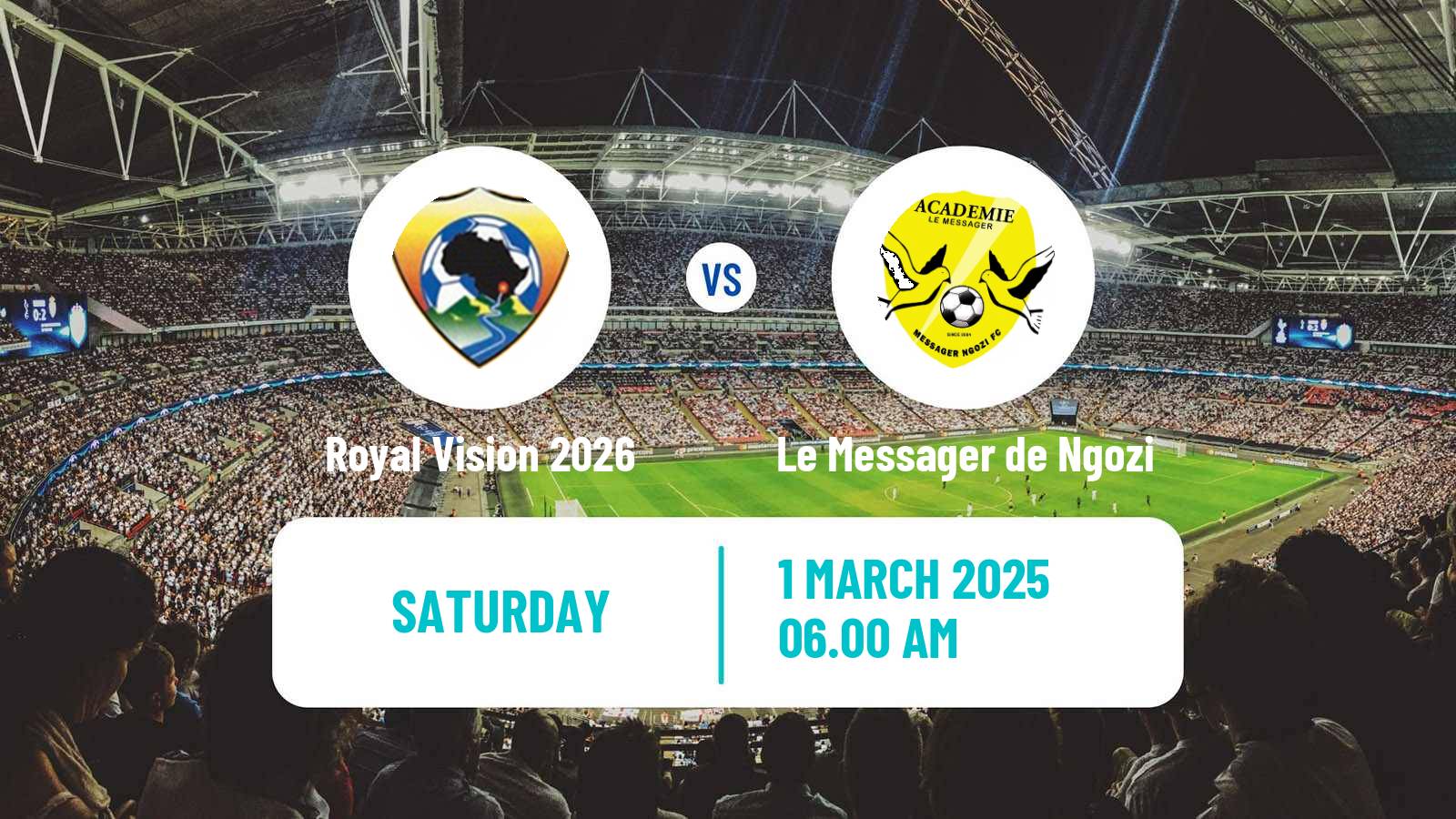 Soccer Burundi Premier League Royal Vision 2026 - Le Messager de Ngozi